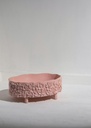 Davi Oval Footed Serving Bowl Large Light Pink