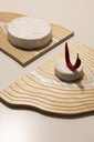 Frenchie Wood platter Small 2