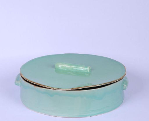 Ceramic Marmite Large Celadon
