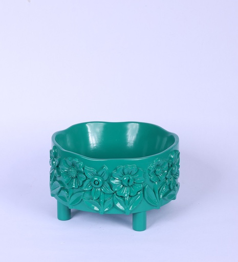 Davi Round Serving Bowl Green Small